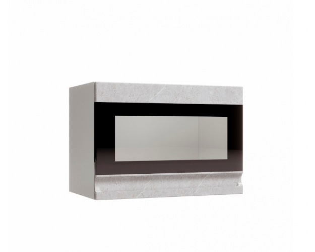 Скала ПГСФ 500 шкаф верхний горизонтальный (Бетон светлый/корпус Серый)