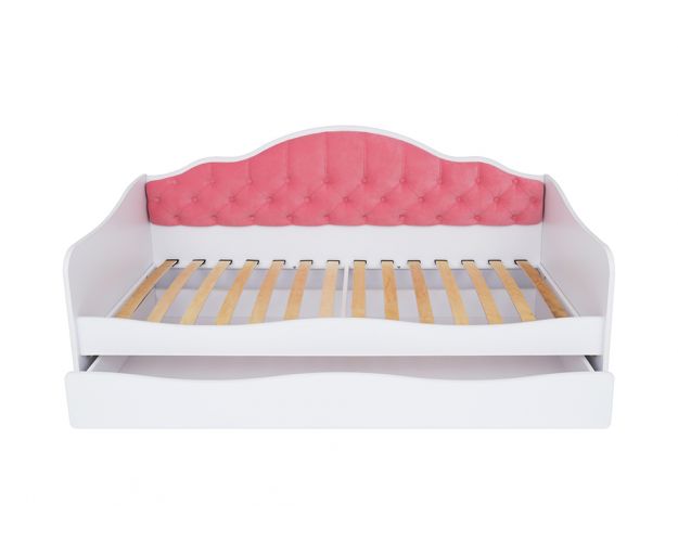 Кровать 190 серии Иллюзия Лайт 1 ящик 32 Фиолетовый (подушки)
