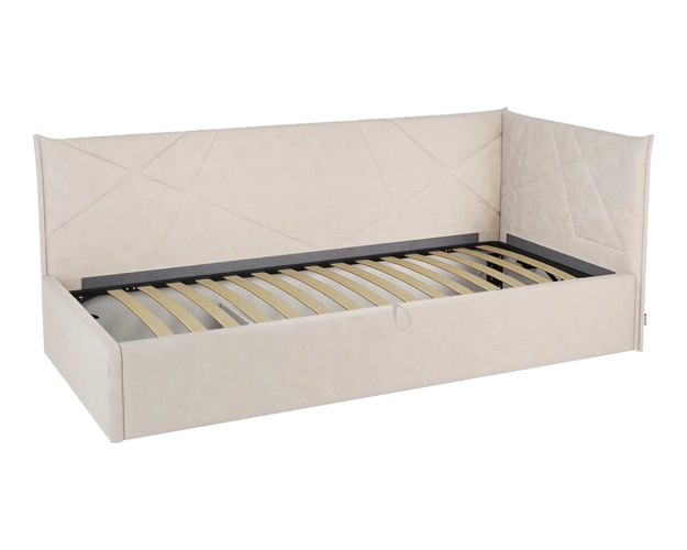 Кровать-тахта Квест крем (велюр)