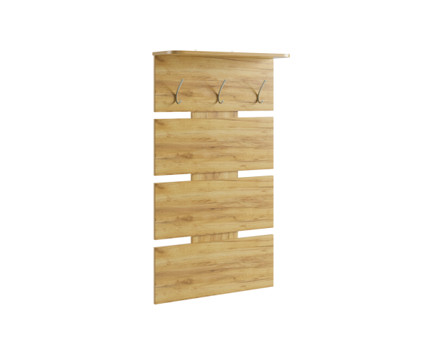 Вешалка Реал 2 дуб крафт золотой