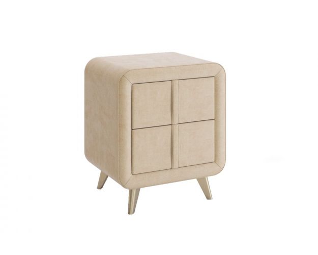 Тумба прикроватная Софи 2 карамель велюр