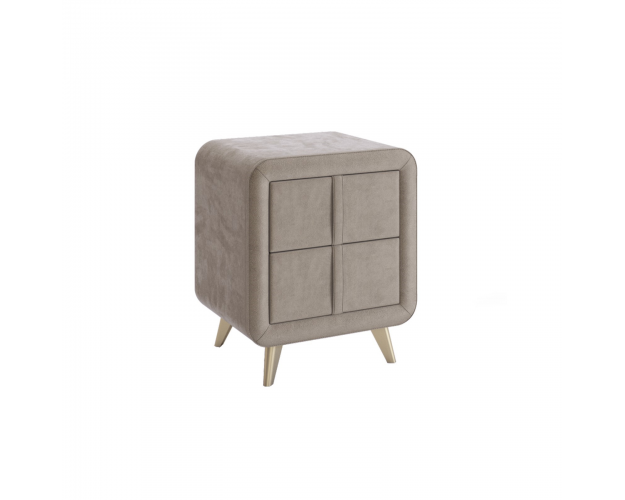 Тумба прикроватная Софи 2 латте велюр