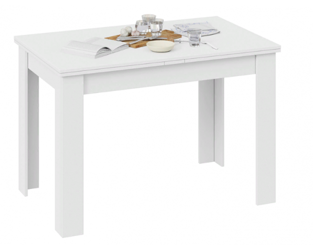 Стол раздвижной «Промо» тип 4 (Белый/Белый)