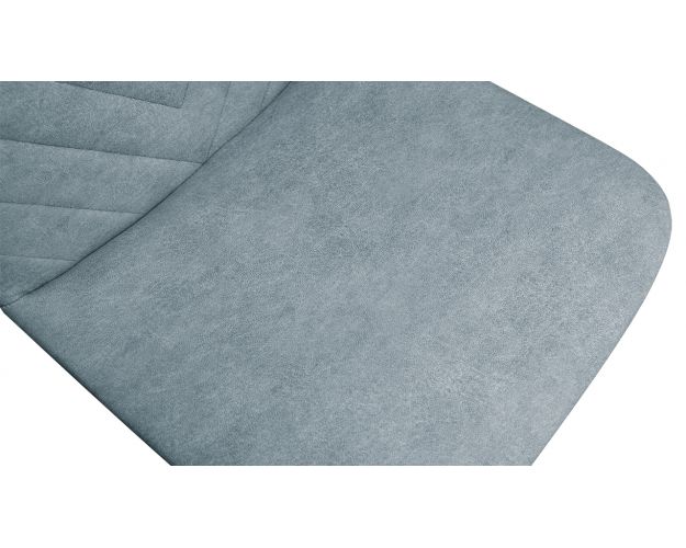 Стул «Шерри» К1С Черный муар/Микровелюр Duna Dustry Blue