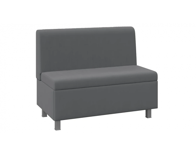 Диван прямой большой Каир исп.2 велюр Camaro 18 серый