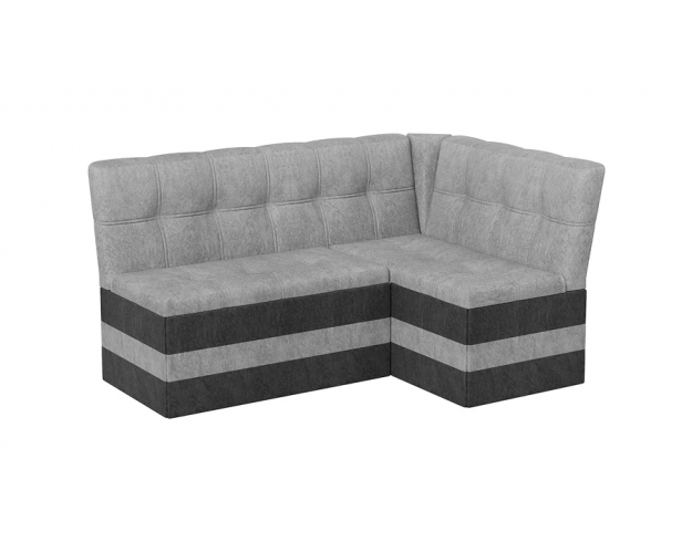 Скамья угловая Оскар исп. 2 Wellmart Silver / Graphite