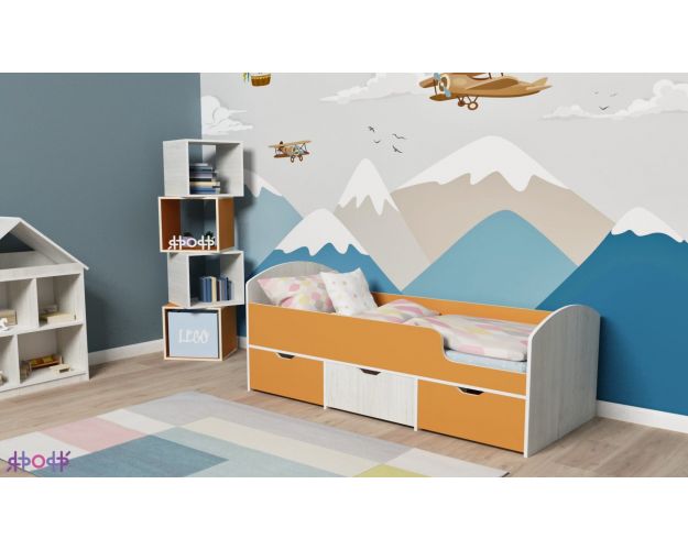 Кровать Малыш-мини Винтерберг/Оранжевый